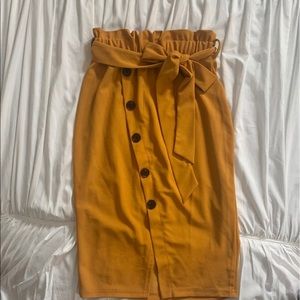 Mustard Yellow skirt